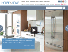 Tablet Screenshot of houseandhome.com